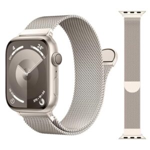 Original Patented Milanese Loop Compatible with Apple Watch Straps 38mm 40mm 41mm 42mm 44mm 45mm 49mm for Women Men