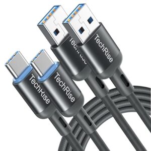 TechRise USB C Cable 2 Pack