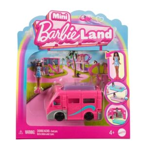 Barbie Mini BarbieLand Doll & Toy Vehicle Set