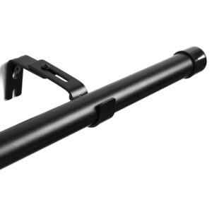 Deconovo 25mm Bay Window Curtain Pole 76-116cm