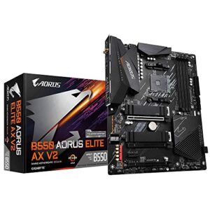 GIGABYTE B550 AORUS ELITE AX Motherboard ATX- Supports AMD Ryzen 3rd Gen Processors