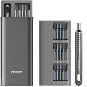 Mini Screwdriver Set 31 in 1 Precision Screwdriver Set Aluminum Handle S2 Tool Steel Driver Bit Magnetic Repair Tool Kit for Mobile Phone Laptop Toy Repai