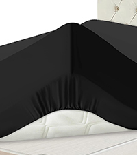 FITTED SHEET BLACK