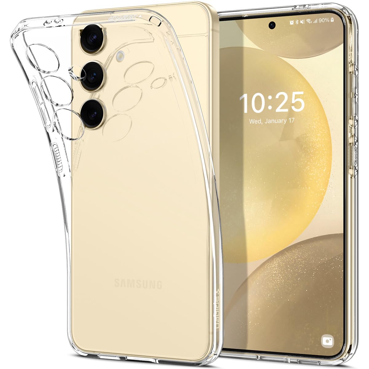 Spigen Liquid Crystal Case Compatible with Samsung Galaxy S24 - Crystal Clea
