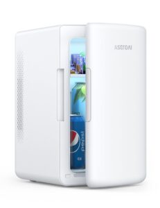 AstroAI Mini Fridge 6 Litre / 8 Can | Cooler and Warmer | AC/DC | Small Fridge for Bedrooms