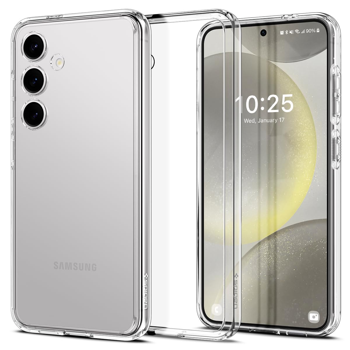 Spigen Ultra Hybrid Case Compatible with Samsung Galaxy S24 Plus - Crystal Clea