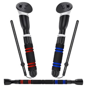 YOGES Handle Attachments Compatible with Meta Quest 3 / Oculus Quest 2 / Quest Pro/Rift S Controller Accessories