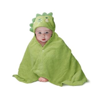 GOZINA Ultra Soft Kids Hooded Baby Towel Newborn Poncho