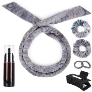 7 PCS Heatless Curlers Headband Set