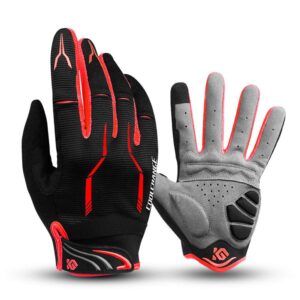 I Kua Fly Cycling Gloves Full Finger Mountain Bike Gloves Gel Padded Touchscreen MTB Gloves for Men Wome