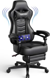 Fullwatt Racing Gaming Chair for adults with Footrest and Lumbar Pillow