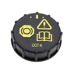 Create idea Car Brake Fluid Bottle Cap Car Brake Fluid Reservoir Cover 1831528 BV612162AB Car Brake Fluid Anti Spill Cap Compatible with Ford Focus Mondeo Cmax Smax