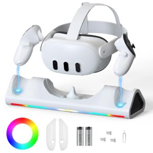 Aceshop Charging Dock Station for Quest 3 with RGB Light