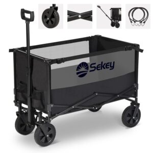 Sekey Folding Wagon with 220LBS Large Capacity