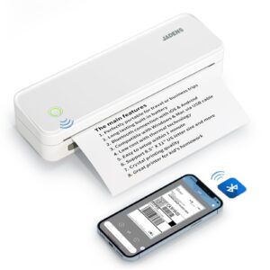 JADENS Portable Printers Wireless for Travel