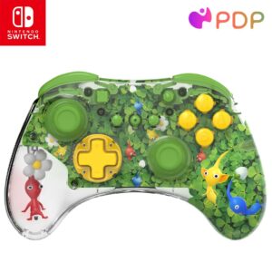 PDP REALMz Wireless Controller for Nintendo Switch/OLED - Pikmin 4: Pikmin Clover Patch