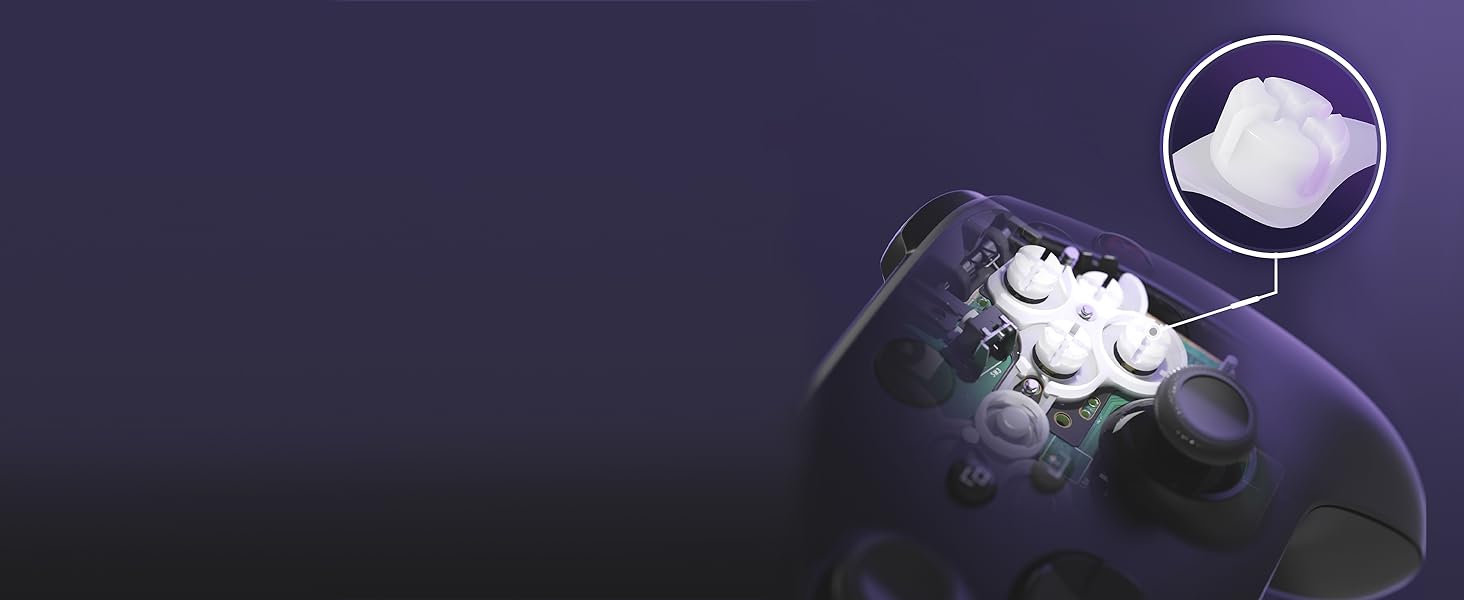 Custom A B X Y Keys Mouse Clicky Kit for Xbox Series X|S Controller