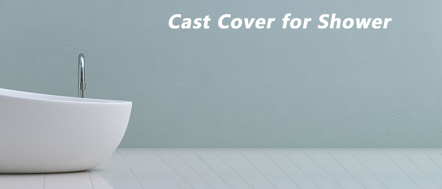 Cast cover for shower