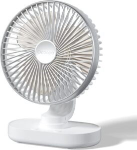 OCOOPA RotateAir Large 6.5'' Auto Oscillating Rechargeable Fan 4000mAh