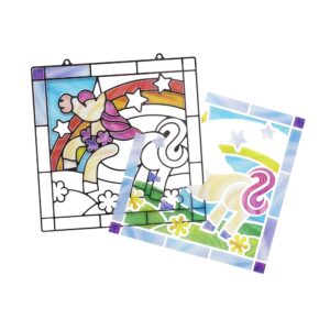 Melissa & Doug Stained Glass Unicorn Art Kit