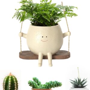 Nitoope Swing Face Planter Pot