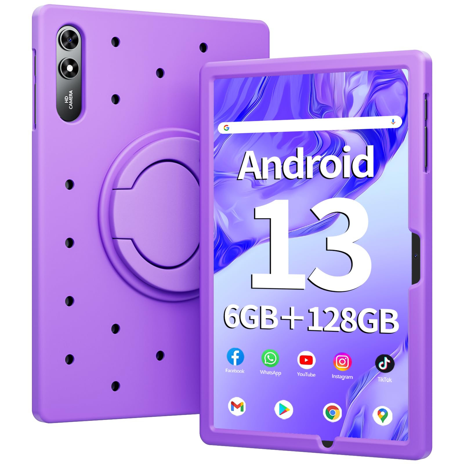 SGIN Tablet 10.51 Inch Android 13 Tablet PC 6GB RAM 128GB Storage