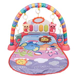 Gym Piano Play Mat - Easy to Clean Musical Activity Center | Efficient Playmat unfont Toys | Long-Lasting Baby Fitness Mat | Time Playmat unfont Toys for 0-3-6 Months