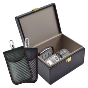 Yeria 3 Pack Box with Pouch for Car Keys