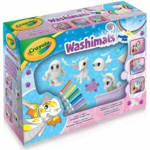 CRAYOLA Washimals Peculiar Pets Playset - Creative Colouring Crafts Kit with Washable Marker Pens