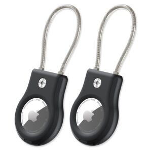 SCALLOP Airtag Keychain Holder 2 Pack