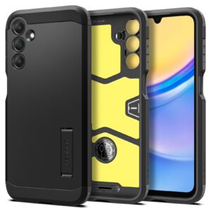 Spigen Tough Armor Phone Case Compatible with Samsung Galaxy A15 5G / 4G LTE - Black