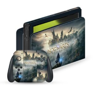 Head Case Designs Officially Licensed Hogwarts Legacy Key Art Graphics Vinyl Sticker Gaming Skin Decal Cover Compatible With Nintendo Switch OLED Bundle