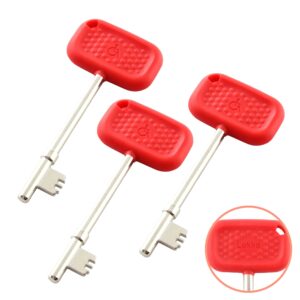 Lokko Radar Keys - 3 Pack - Disabled Toilet Keys UK - Durable