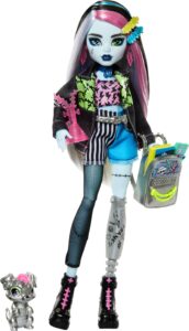 Monster High Frankie Stein Doll in Denim Jacket and Shorts