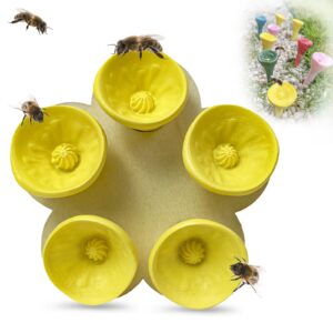 LYINUR Bee Cups for Thirsty Bees Garden