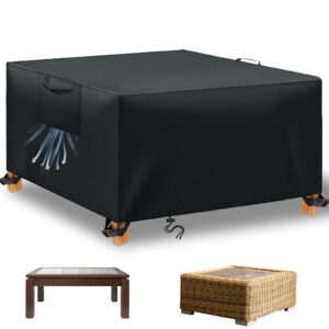 BHFRGAS Garden Furniture Covers Waterproof,125x125x74cm Outdoor Furniture Covers Waterproof,420D Oxford Fabric Patio Furniture Covers Waterproof,BBQ Cover for Outdoor Table Chair Sofa