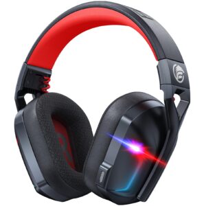 Fachixy「2024 New」FC300 Wireless PS5 Gaming Headphones - 2.4 GHz & Bluetooth Headset with Mic- 50Hr Battery