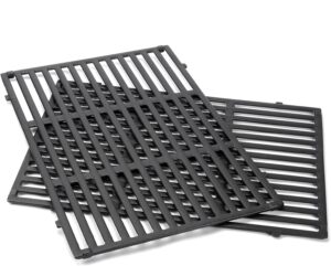 Denmay 47.6 cm Cooking Grates for Weber Genesis II 300 and Genesis II LX 300 Series Gas Grills