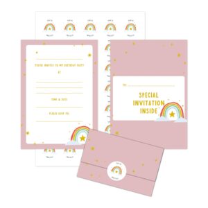 Manta Makes 35 Kids Childrens birthday party invitations