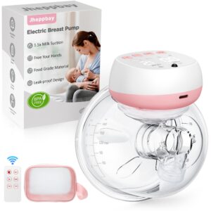 Jheppbay Electric Breast Pump Handsfree - Wearable Leak-Proof Breast Pump Electrical