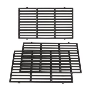 GFTIME 47.5 x 85 cm cast iron cooking grates for Weber Genesis II 400 series