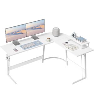CubiCubi L Shaped Gaming Desk Computer Office Desk