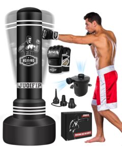 NZQXJXZ Heavy Boxing Bag with Stand Adults Teens