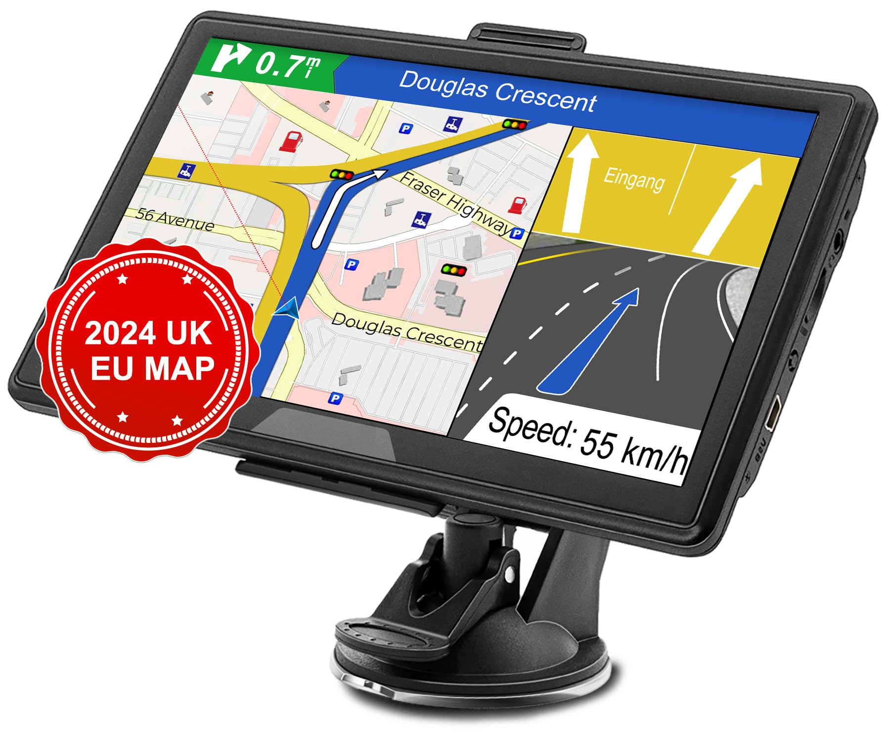 Jimwey SAT NAV 2024 UK EU Map