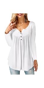 Pleated Tunic Shirts