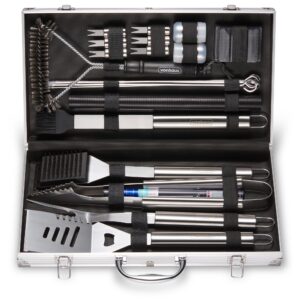 VonHaus BBQ Tool Set with Metal Case