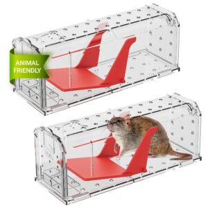 Roshield 2 X Humane MOUSE Traps for Indoors and Outdoors