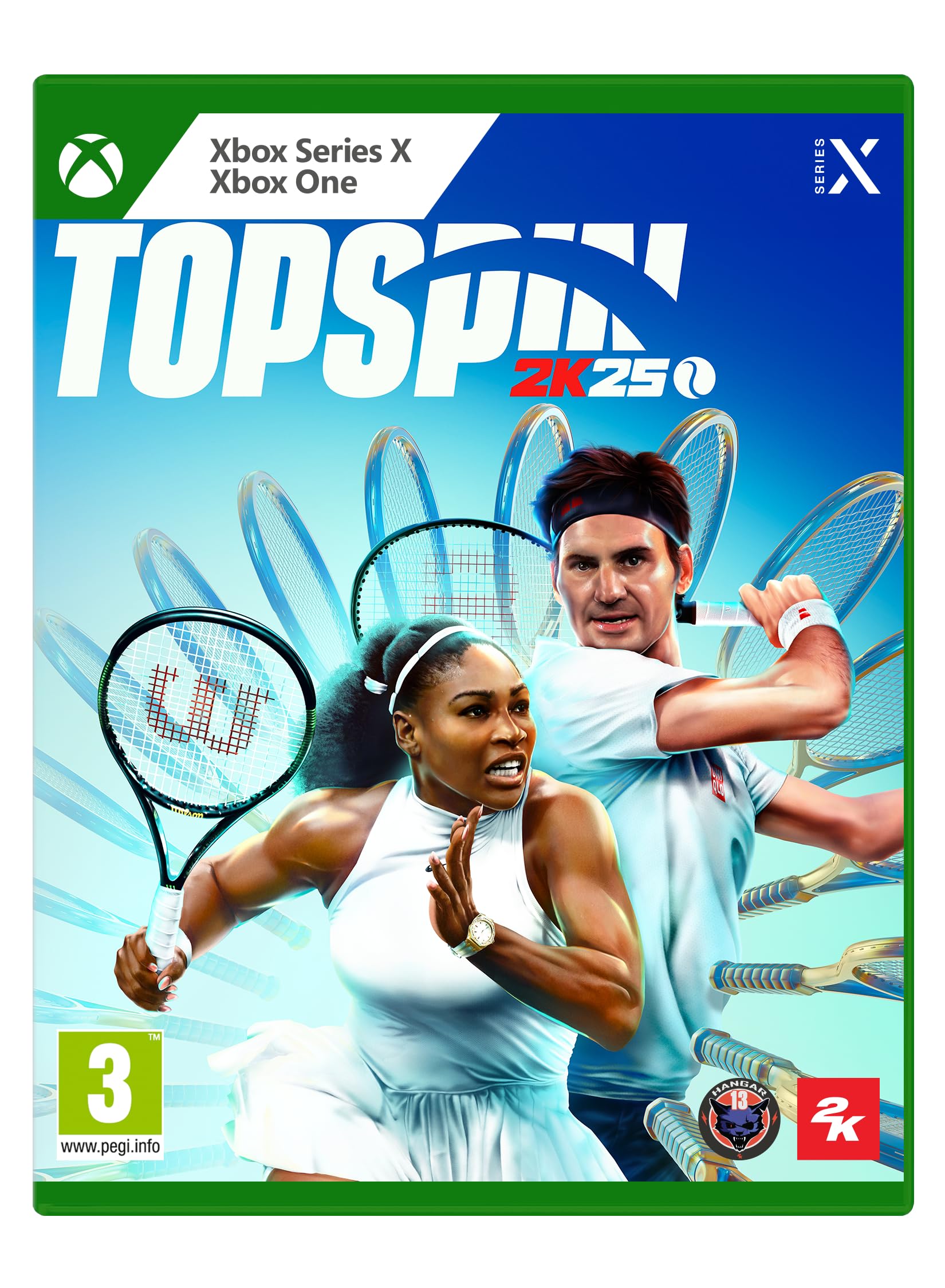 TopSpin 2K25 XBX/1 + Amazon Exclusive Sky Blue Wristband DLC