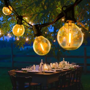 AVANLO 102FT Festoon Lights Outdoor with Plastic Bulbs