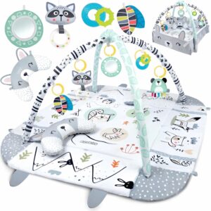 RLS 4-in-1 Multifunctional Baby Play mat Activity Gym Super Soft and Comfortable Babys and Infants